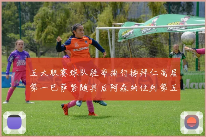 五大联赛球队胜率排行榜拜仁高居第一巴萨紧随其后阿森纳位列第五