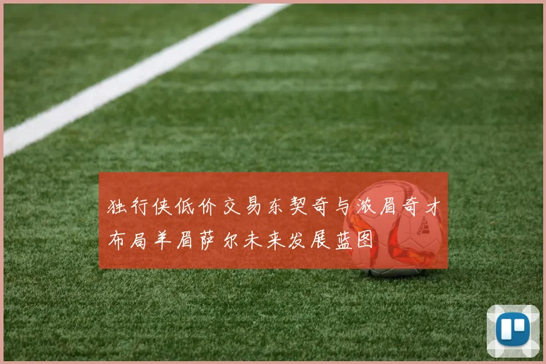 独行侠低价交易东契奇与浓眉奇才布局羊眉萨尔未来发展蓝图